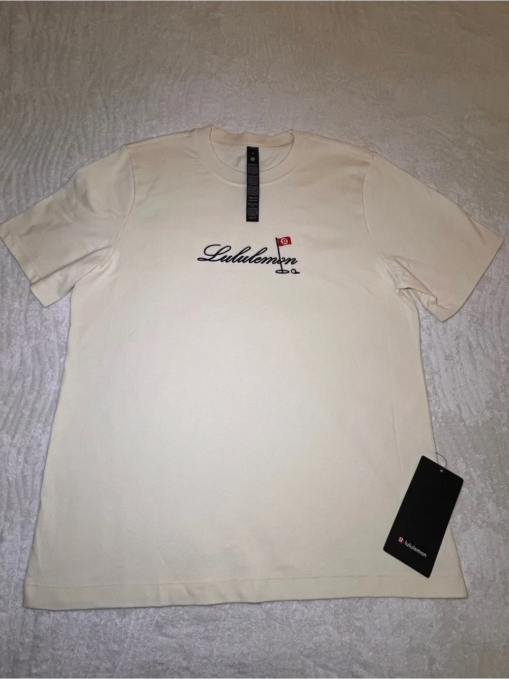 🍋Lululemon heavy weight classic fit cotton t-shirt golf flag
